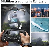 Toladrone TD31LCD Drón Beépített LCD Kijelzős Távirányítóval - Kefenélküli Motorral, Állítható Kamerával, Valós Idejű Képátvitellel, Kezdőkn 3