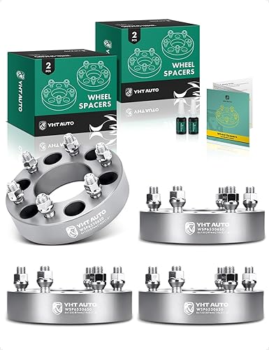 Miniatura 14 de YHTAUTO Espaciadores de rueda de 1.5 pulgadas para Ford F-150, Expedition y Lincoln Navigator 2003-2014, Mark LT, espaciadores de neumáticos Negro