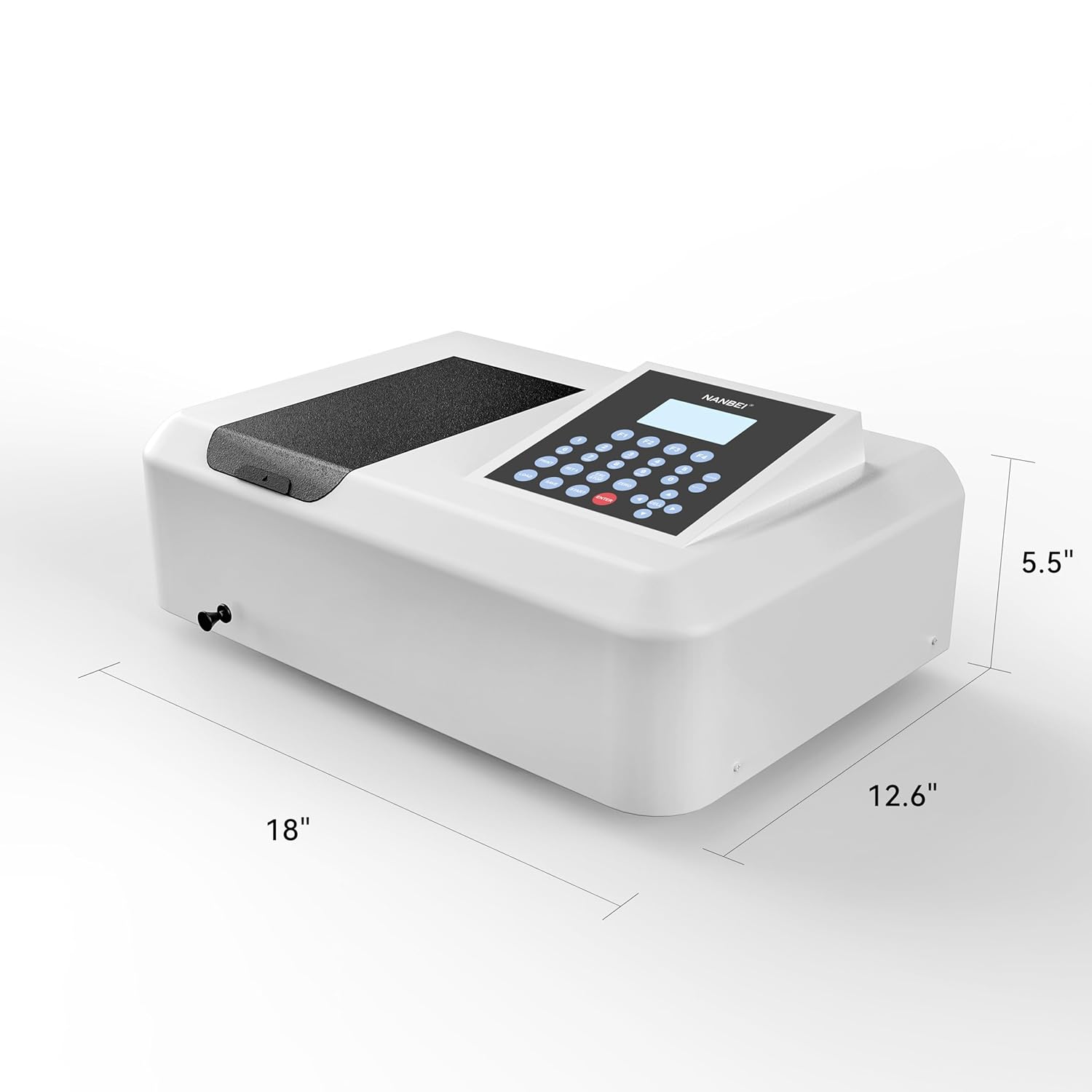 Ultraviolet Spectrophotometer with USB interfaces, lab Spectrophotometer,Wavelength accurracy±1nm, LCD Digital Lab Spectrophotometer,190-1100nm,Tungsten Lamp, Portable Spectrophotometer