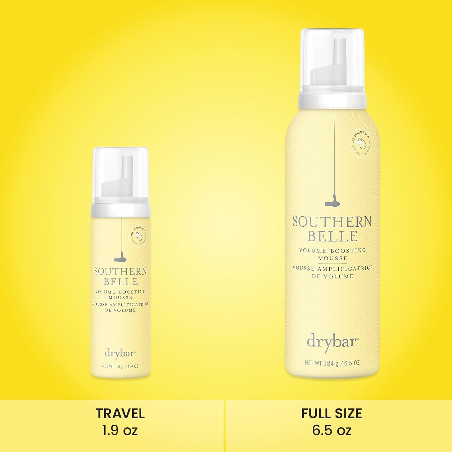 Drybar Southern Belle Volume - Boosting Mousse | Prevents Frizz & Damage, Smoothes Hair, and Provides Shine for Long-Lasting Body & Style - Image 9