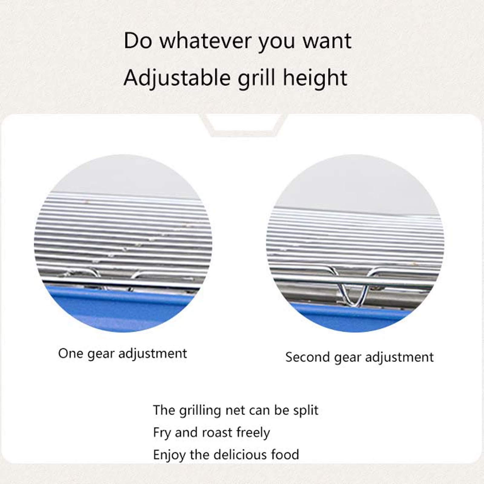 Elektryczny grill bezdymny, grill elektryczny do użytku w pomieszczeniach, przenośny grill bezdymny, zmywalna patelnia elektryczna, grill z powłoką nieprzywierającą, wyjmowane płyty