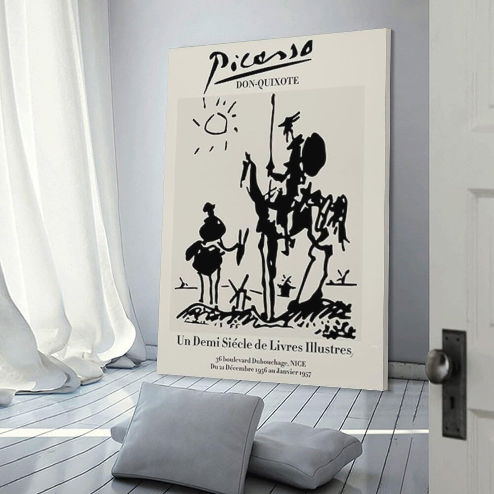Amazon.co.jp: ピカソ ポスター《ドン・キホーテ》キャンバスアート