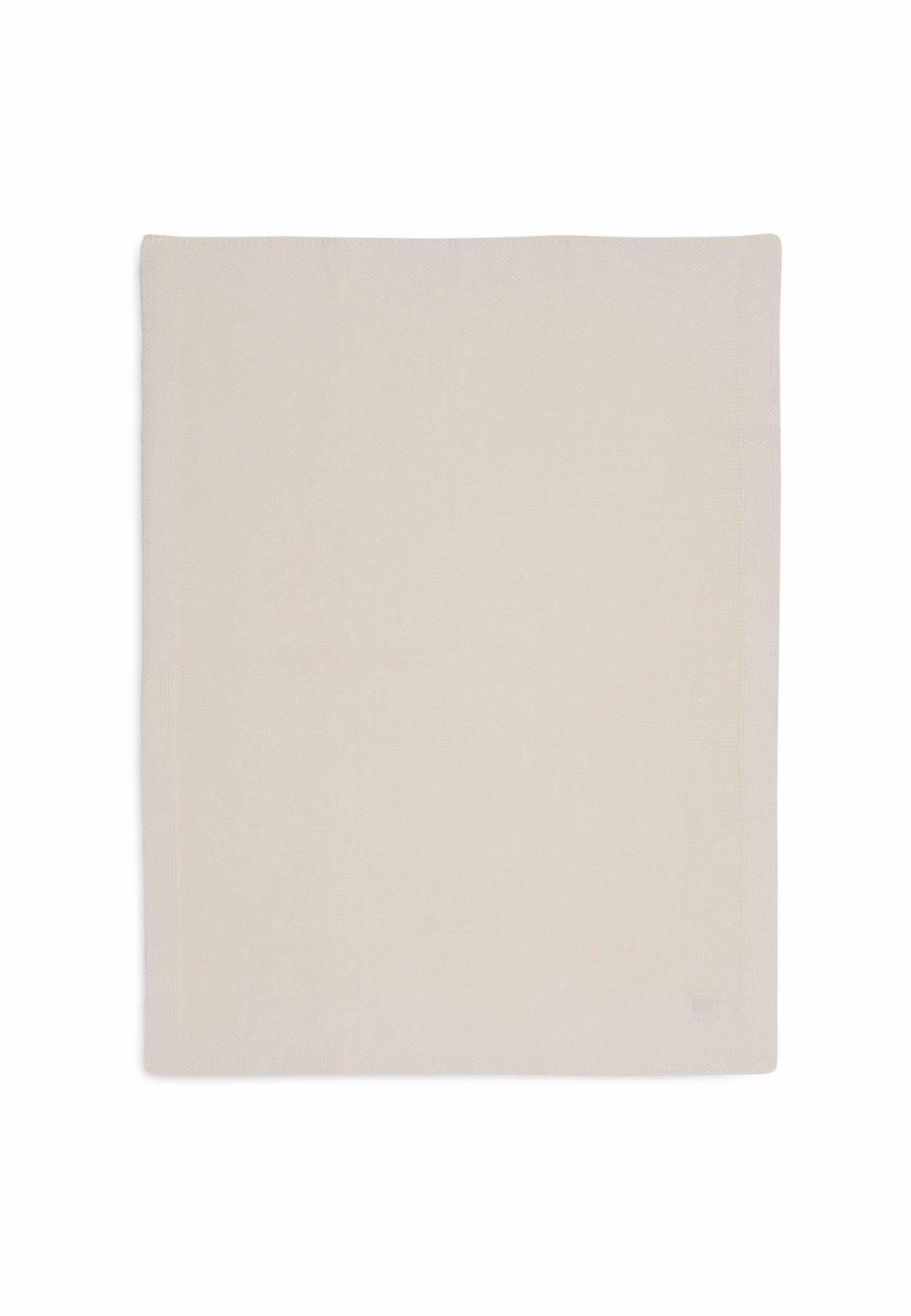 Jollein Cosy Knit Couverture pour bébé - Ivoire - 75 x 100 cm - 60% Coton, 40% Acrylique - pour Berceau de bébé - 1.0 TOG - Certifié Oeko-Tex - Motif tricoté