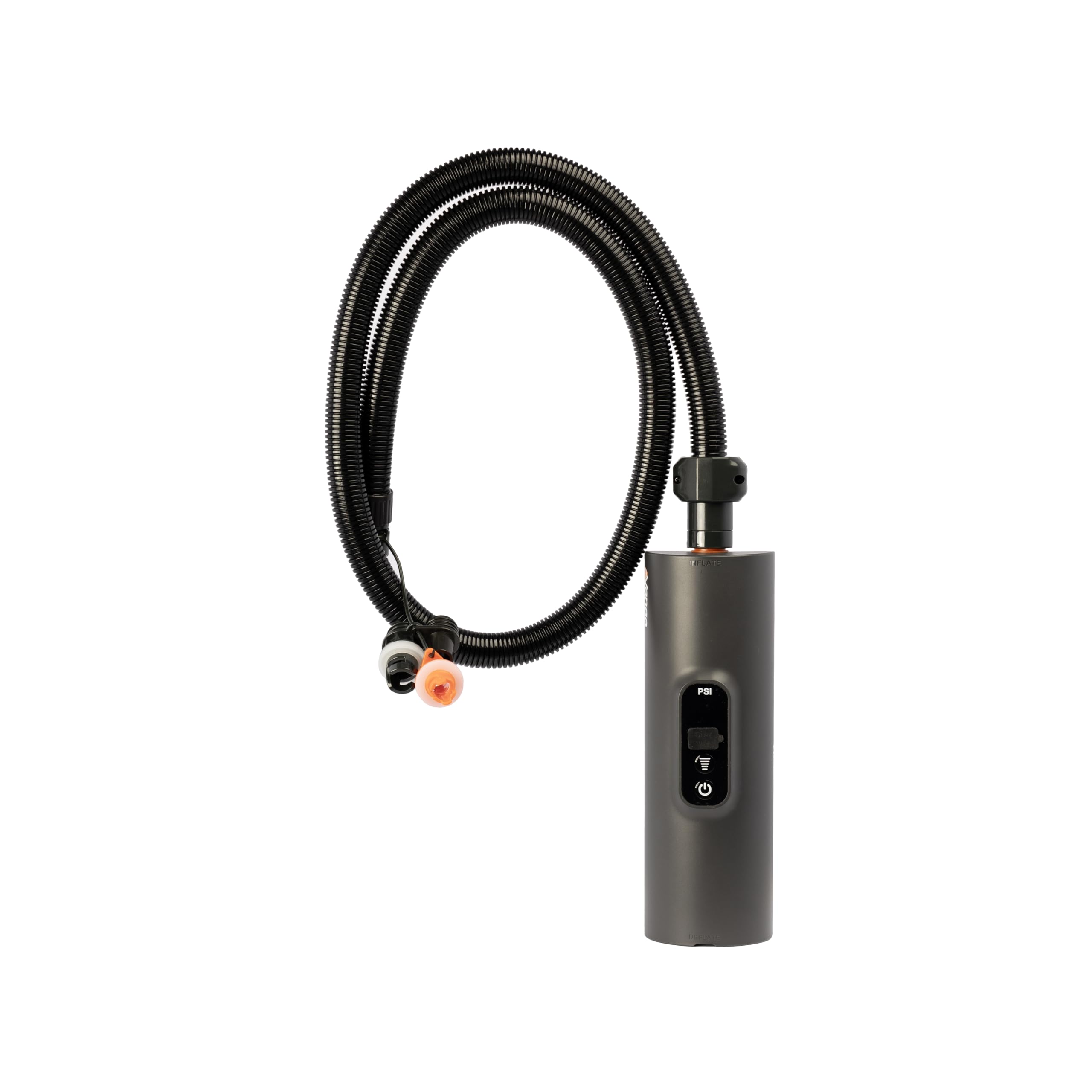 Vango AirBeam Tempest Rechargeable Tent Pump with Powerful 2 Stage Motor, LED Screen, 130cm Hose, Auto-Cut Off - Air Pump Compatible with Other Inflatable Tents, Air Awnings, Inflating Chairs