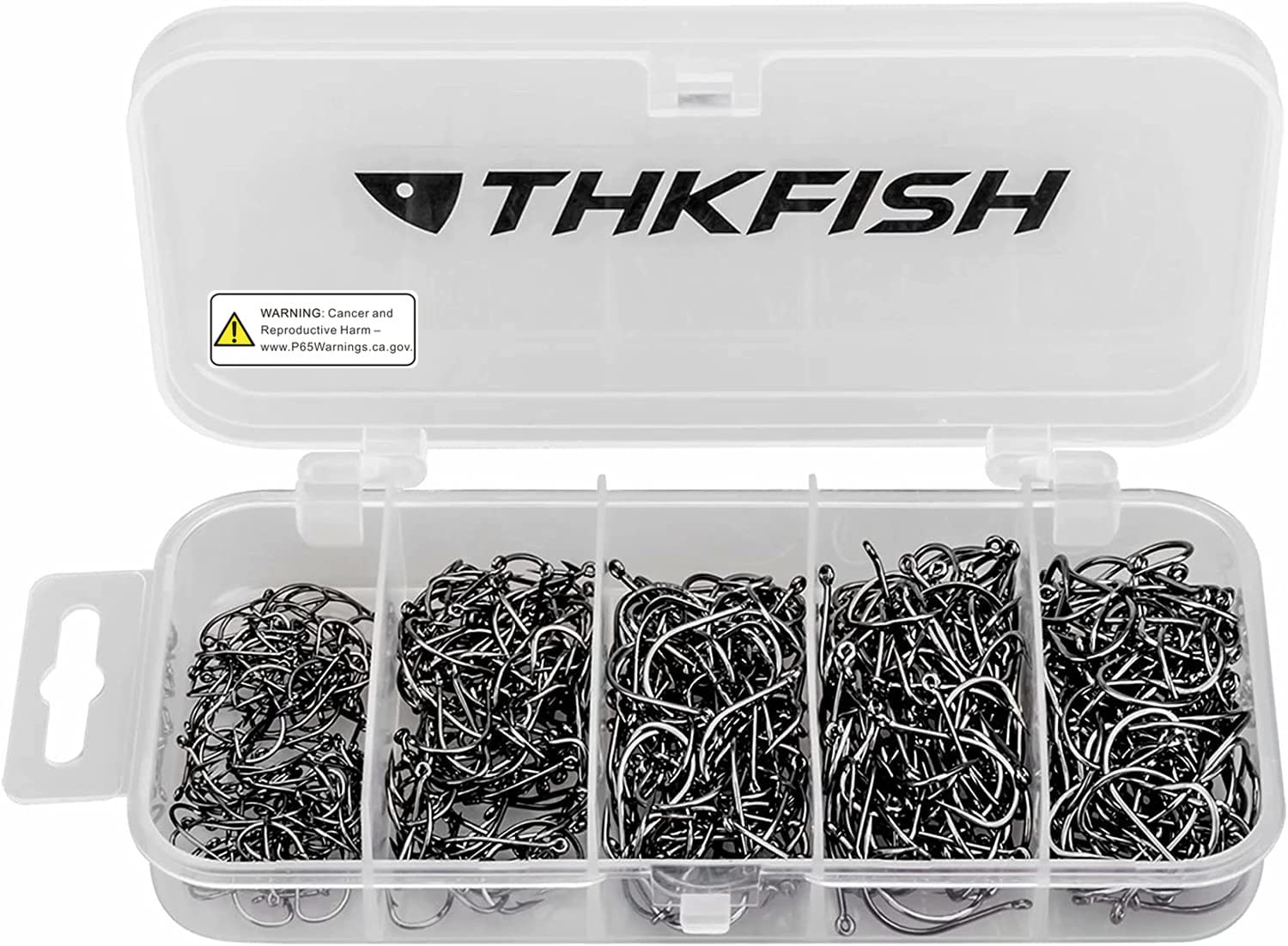 THKFISH 50 szt./100 szt./250 szt./500 szt. haczyków wędkarskich akcesoria wędkarskie zestaw haków wędkarskich zestaw akcesoriów wędkarskich hak do wędkowania