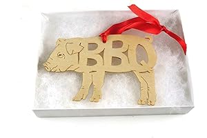 Barbecue BBQ Pig Christmas Ornament