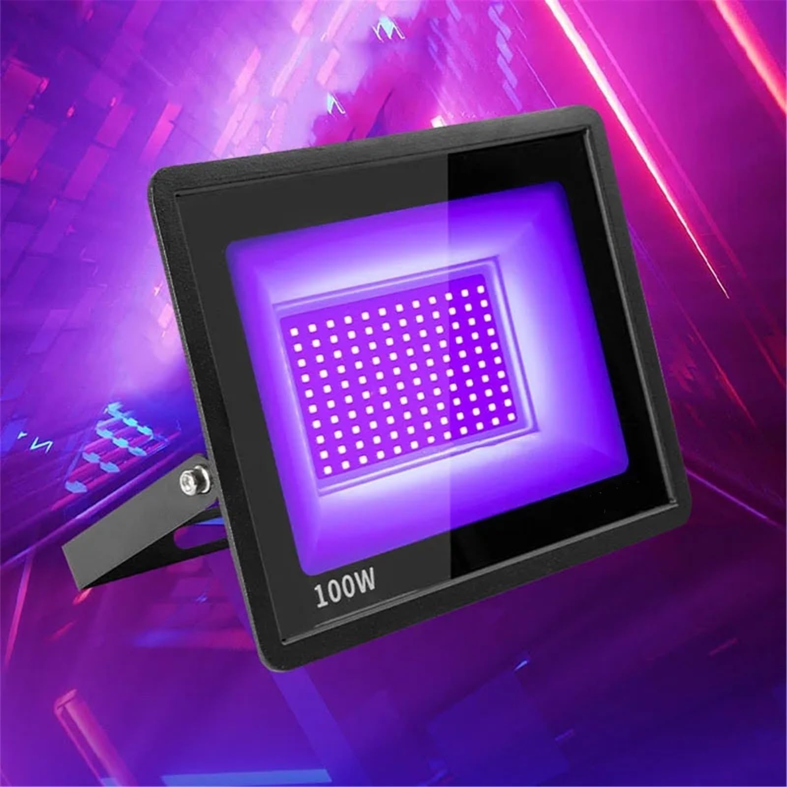 Lámpara de curado de uñas, Lámpara Fluorescente Impermeable De 100 W, Luz LED Curado UV Púrpura 395 Nm, Reflector Ultravioleta