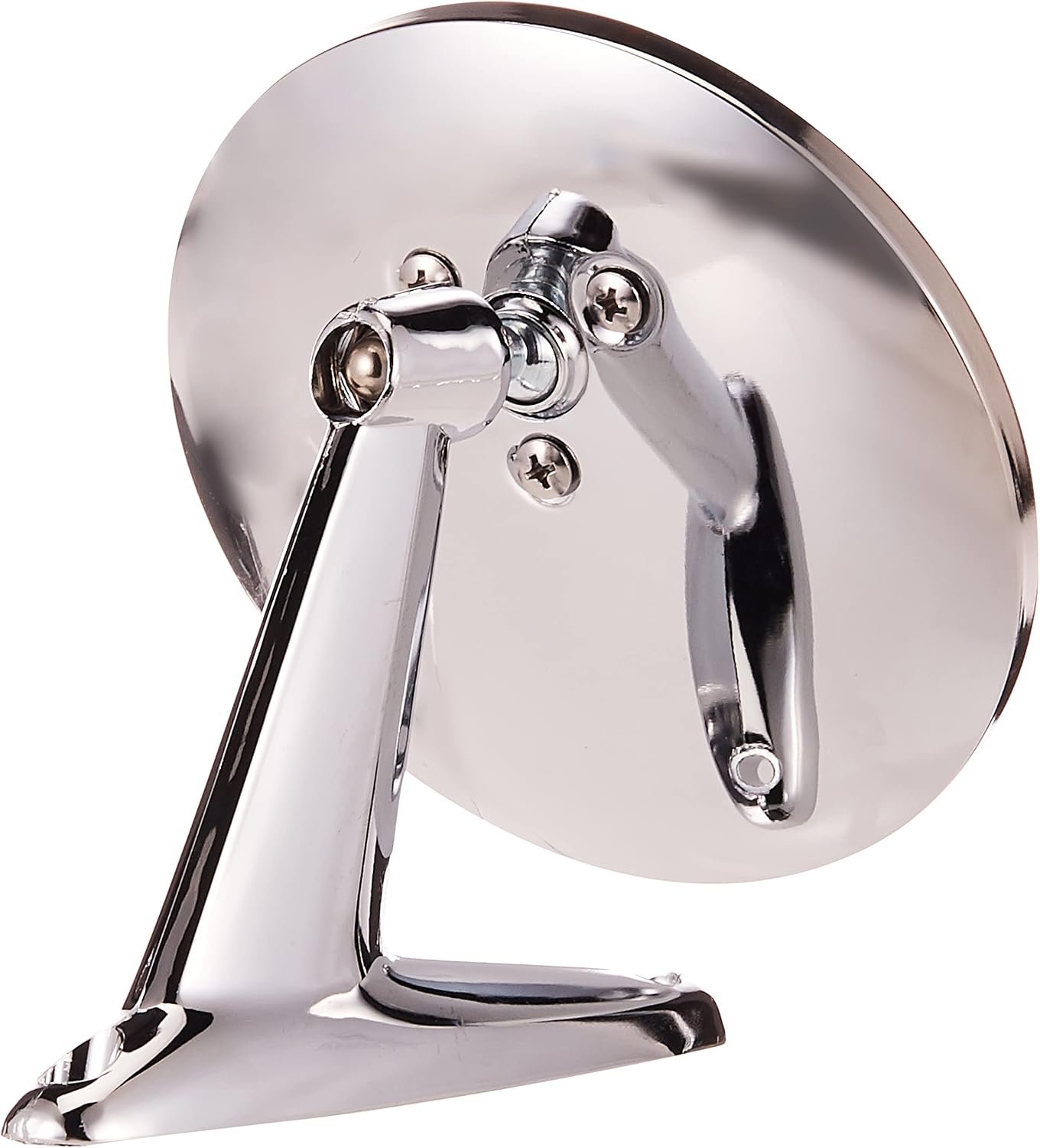 CIPA 17000 Universal Round Chrome Car Side Mirror Bright, 4.25 - inch