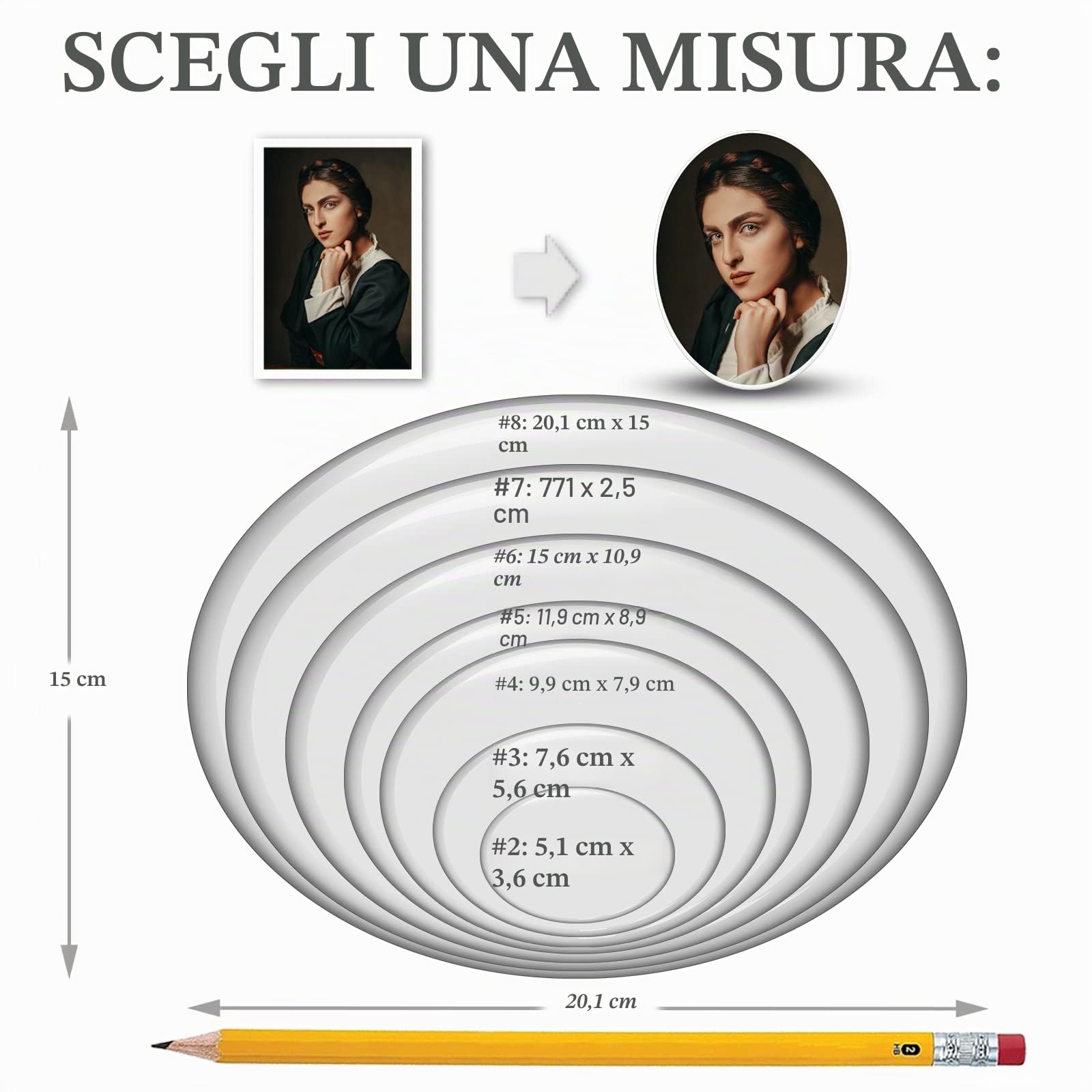 AD FONTES Foto Ritratto Ceramico · Porcellana Personalizzata Impermeabile · Decorazioni Tombali · Targhetta Rettangolare · Targa Urna Monumento · Inserti a Medaglione in Piastrella