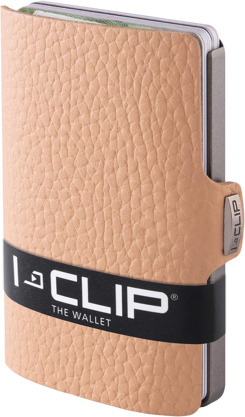 I-CLIPWallet Pure (Available in 7 Variants), cream, Small, Money Clip Wallet