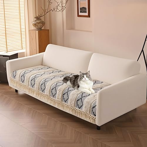 VClife Dog Boho Couch Cover, Washable Furniture Protector, 35.4 x 94.5 in