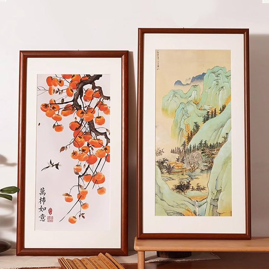 Amazon.co.jp: (40*80cm)ポスターフレーム 額縁 木製 高級