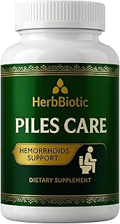 Piles Care Capsules for Internal &amp; External Hemorrhoids | Supports Bleeding, Swelling &amp; Itching Relief | Natural Herbal Di...