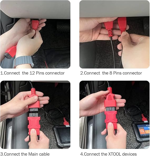 XTOOL XTOOL12+8 Cable Adapter for FCA Chrysler