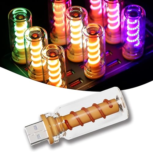 Luz nocturna USB para automóvil, luz táctil para botella de vidrio, luz interior de auto con enchufe, mini bombilla LED para automóvil, campamento,