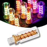 Touch Dimmable Retro Car USB Night Light&comma; Touch Glass Bottle Light&comma; Plug in USB Cars Interior Light&comma; Mini LED Bulb Night Lights for Car&comma; Camping&comma; Party&comma; Holiday Decoration&comma; Bedroom&lpar;903_Yellow&rpar;