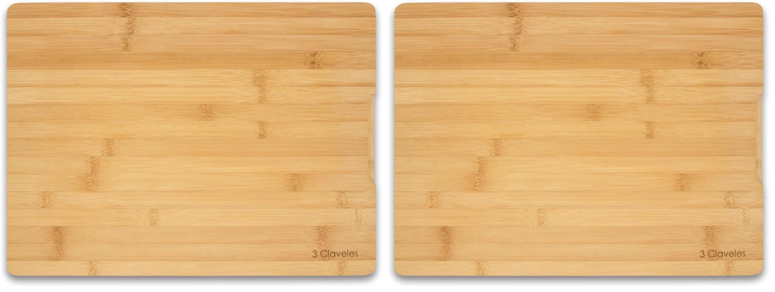 Planche en bambou 40x30x2cm lot de 2 pour éliminer les rayures de couteau