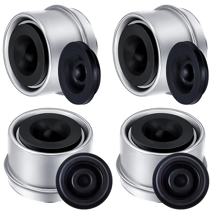 Buy 1.98 Inches Trailer Bearing Dust Cap 4 Pieces Trailer Axle Grease