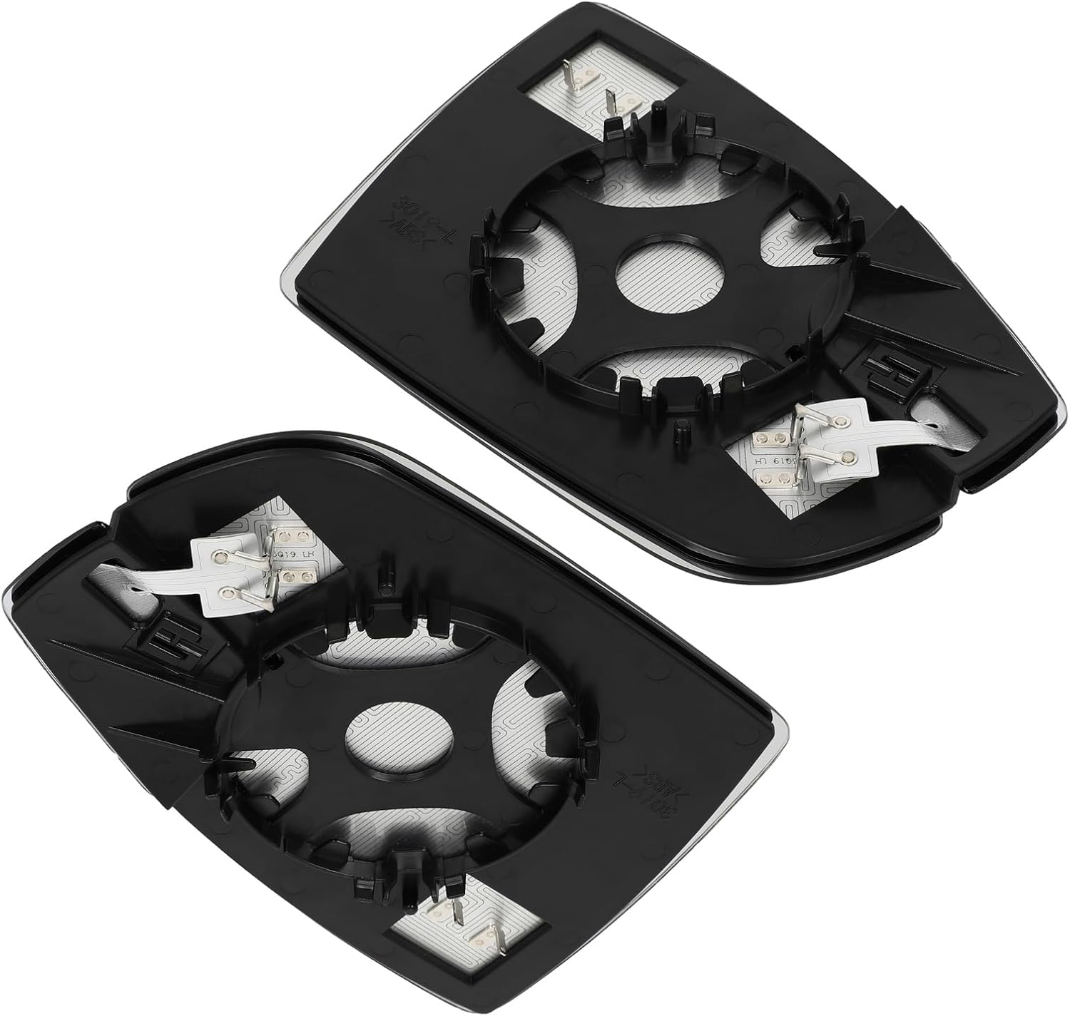 SCITOO Driver and Passenger Side Mirror Glass Compatible with 2012 2013 2014 2015 2016 2017 2018 For Ford For Focus Heat Left and Right Outside Exterior Mirror Glass