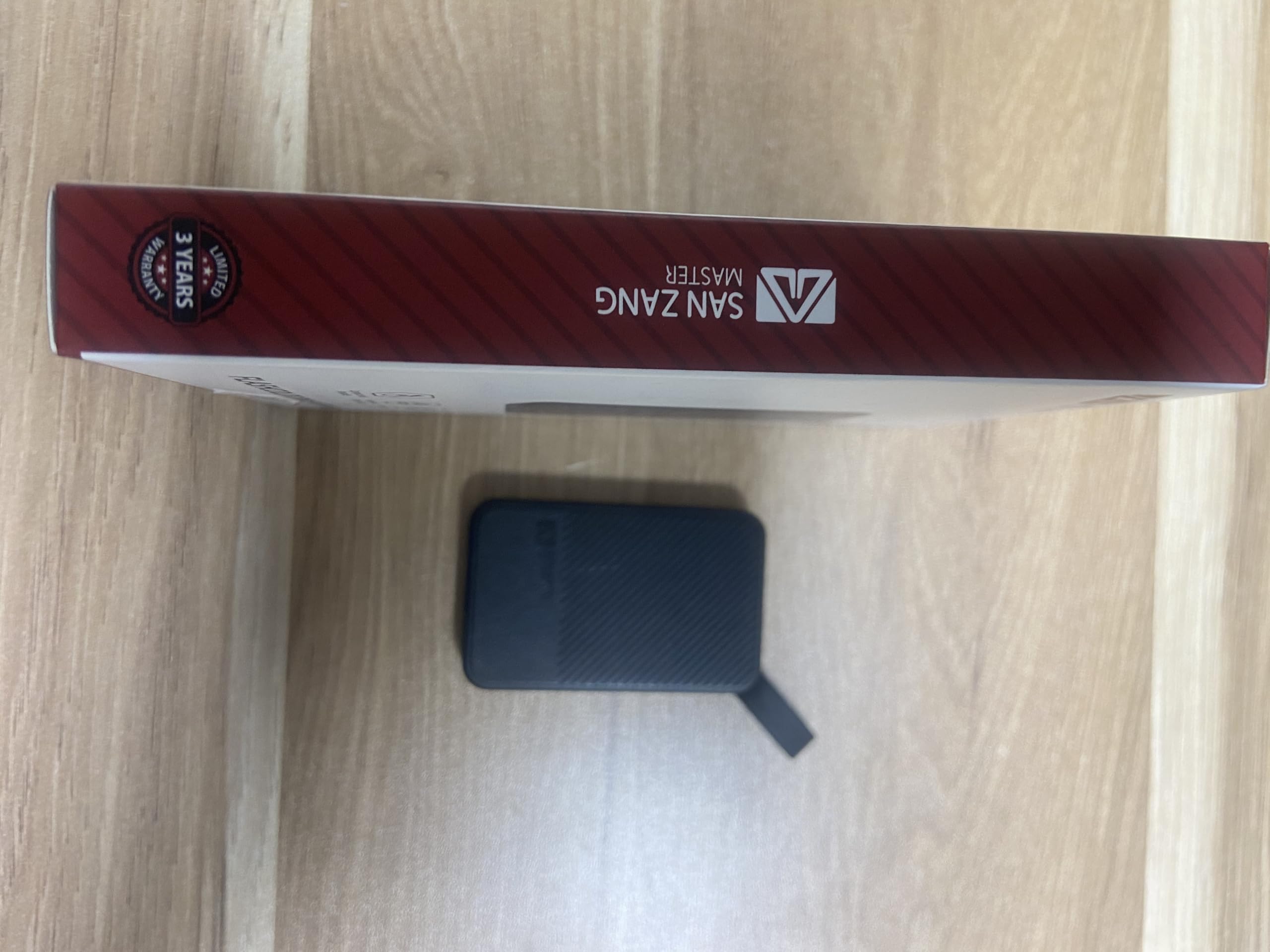 SAN ZANG MASTER Externe Festplatte 2TB,560 MB/s Lesen, 520 MB/s Schreiben,USB 3.2 Gen.1, Festplatte Extern für iPhone15-Serie, PC und Spielkonsole, Schwarz