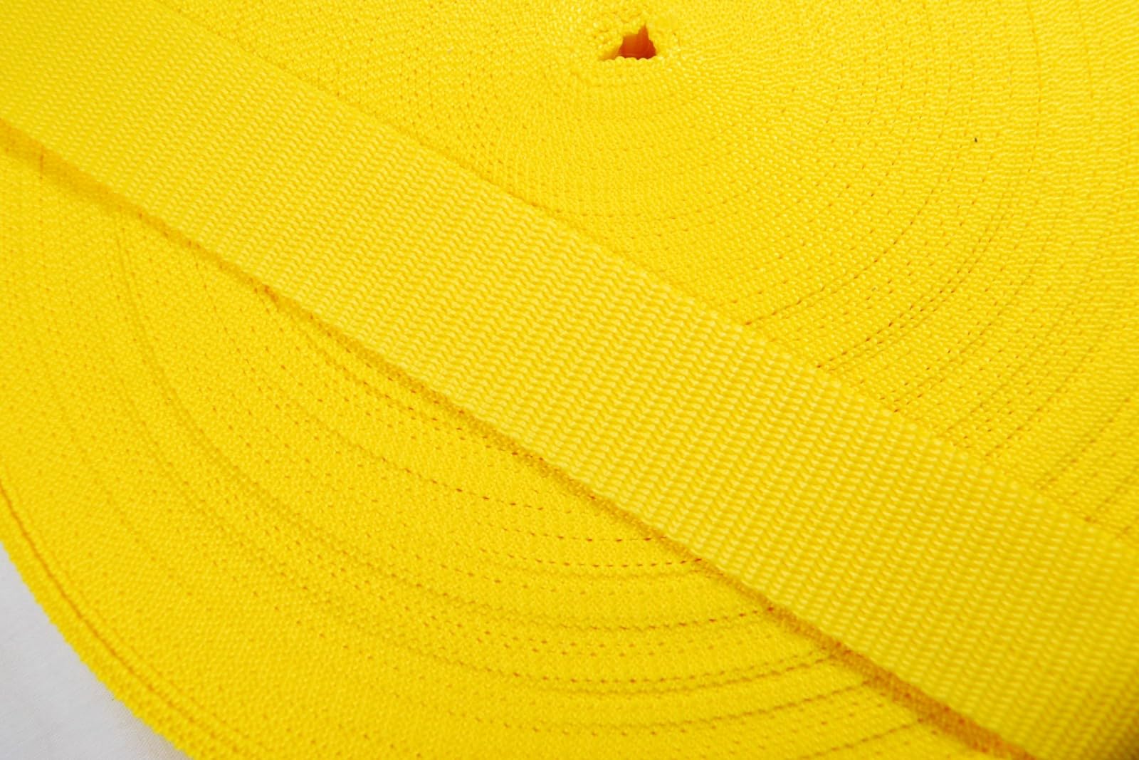 celloexpress Polypropylene Webbing Strapping - Strap Tape Bag Tote Handle - Yellow 25mm 1 (inch), 3m (300cm) โ image 1