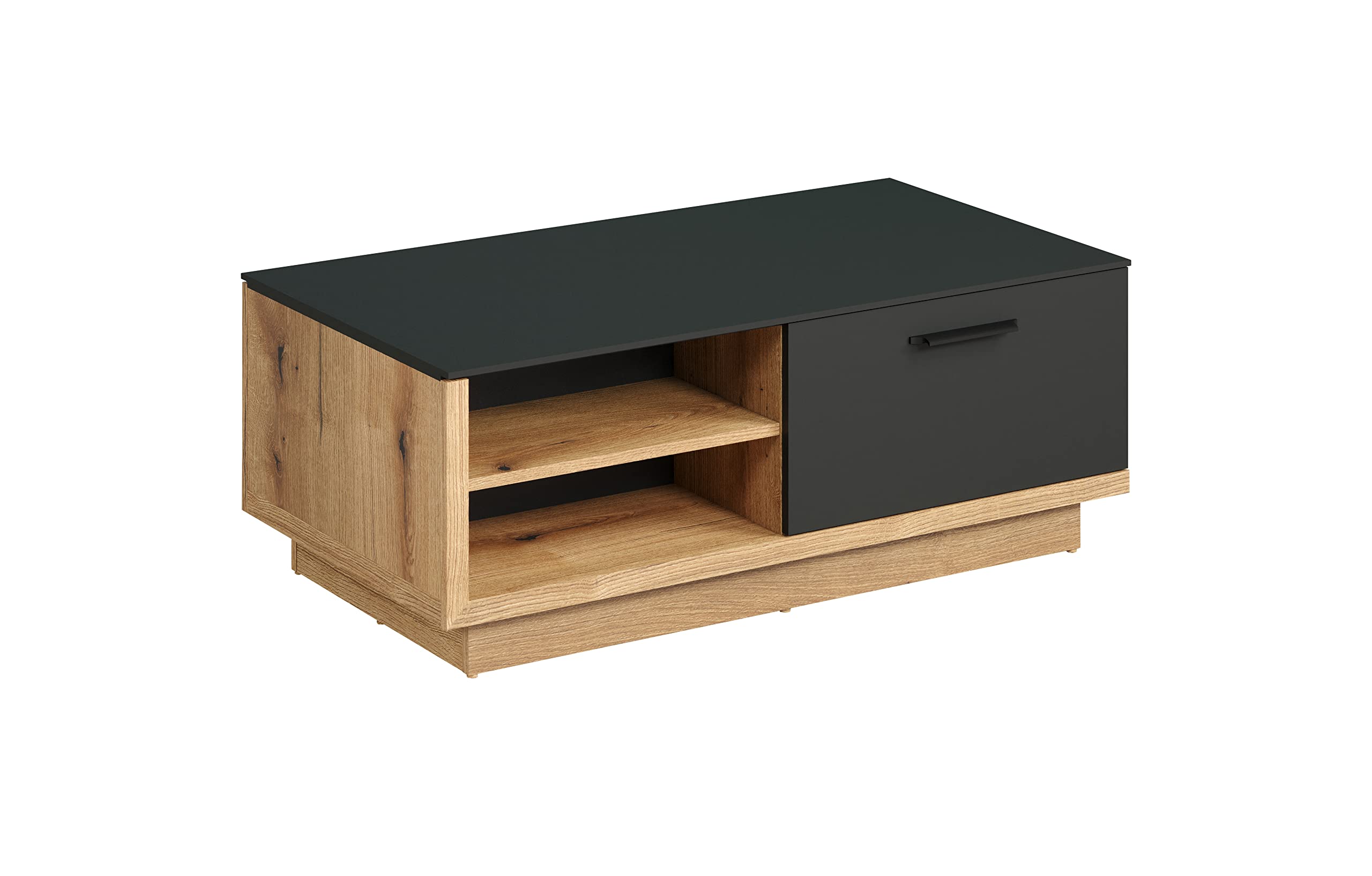 trendteam smart living Synnax Couchtisch Anthrazit/Evoke-Eiche
