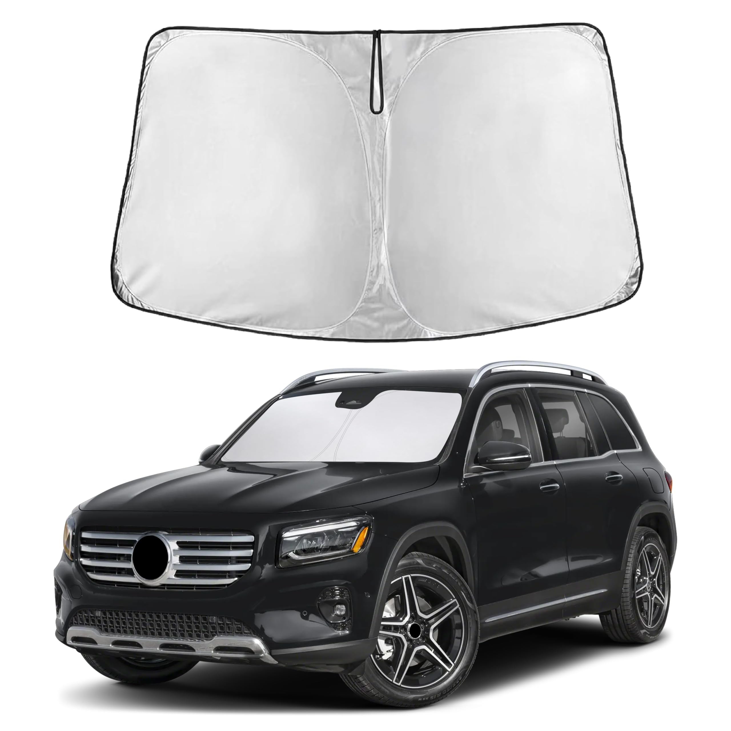 【新品】✨Mercedes-Benz バイザー ✨ Amazon.com: EcoNour Windshield Sunshade Compatible for Mercedes