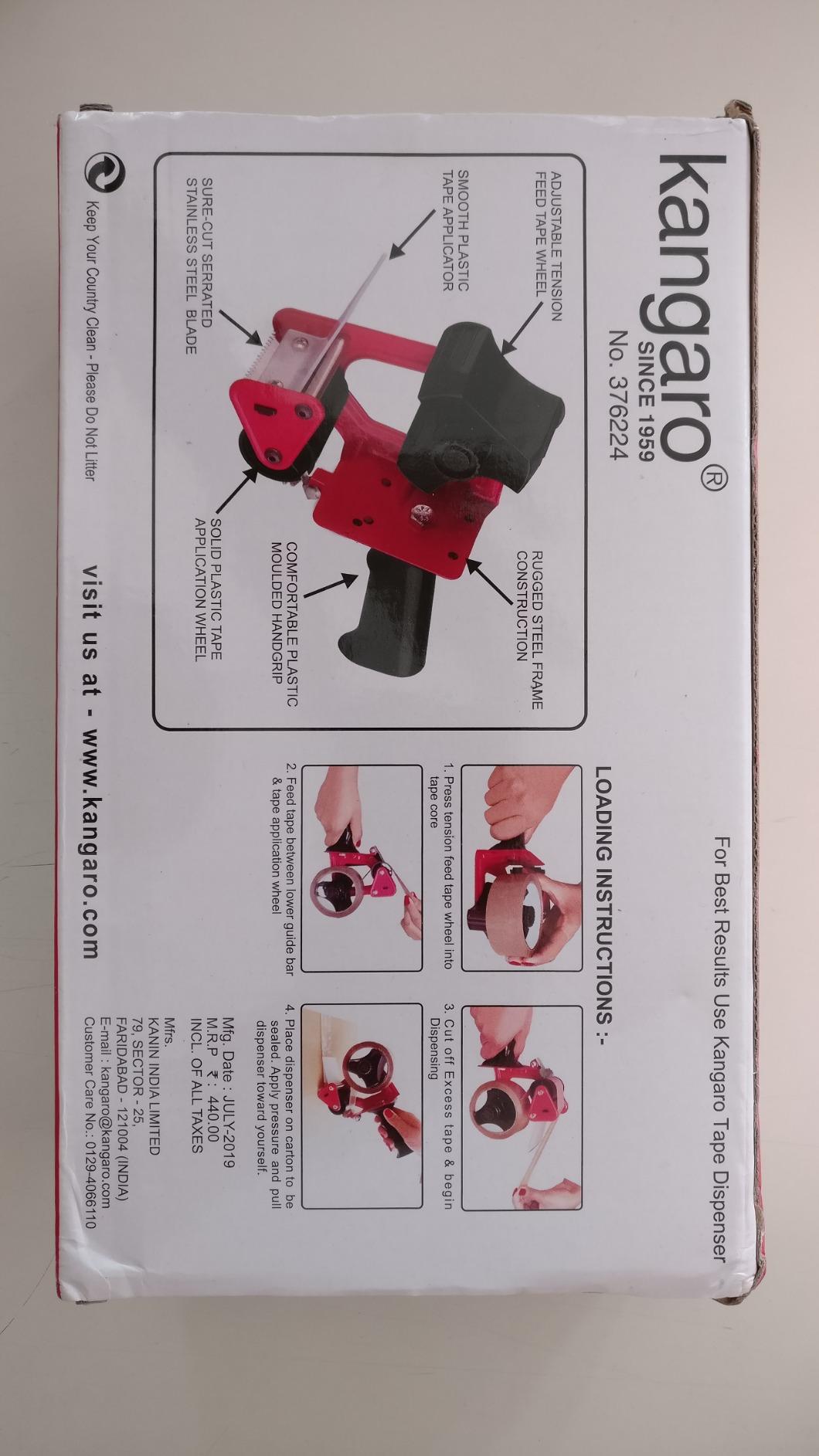 APTechDeals Ktd50 2" Tape Dispenser With Stainless Steel Blade