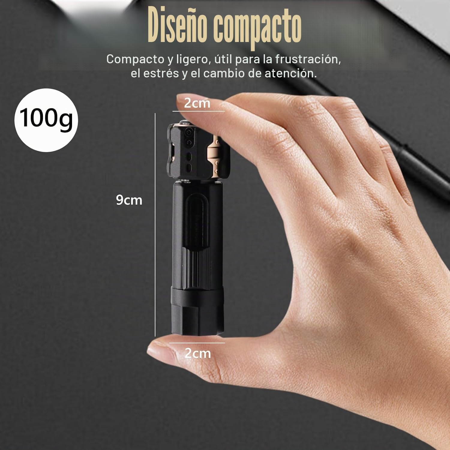 Fidget Slider de Metal, Juguetes para Adultos con Autismo y TDAH
