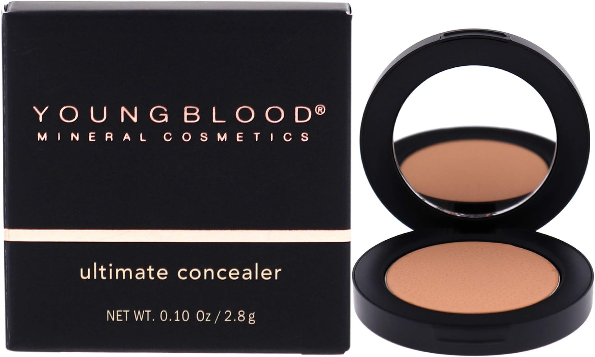 Youngblood Clean Luxury Cosmetics Ultimate Concealer, Medium | Conceals Under Eye Dark Circles Full Coverage Brightening Non-Creasing Coverage for Discoloration and Spots | Vegan, Cruelty Free