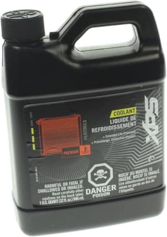 Can-Am OEM XPS Extended Life Pre-Mixed Coolant (Orange) - 1 Quart, 9779150