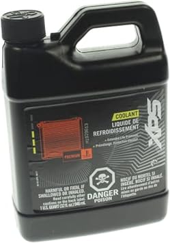 Can-Am OEM XPS Extended Life Pre-Mixed Coolant (Orange) - 1 Quart, 9779150