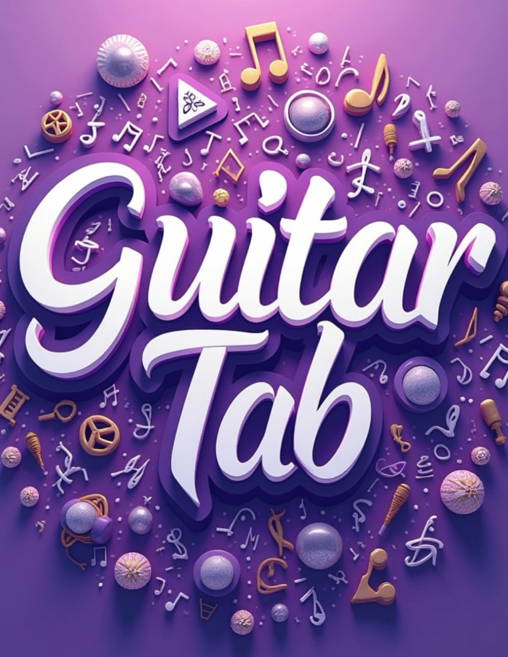 Professional Guitar Tab Journal for Live Performance Notes