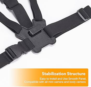 Amazon | Losfom ボディカメラベストマウント、調節可能な