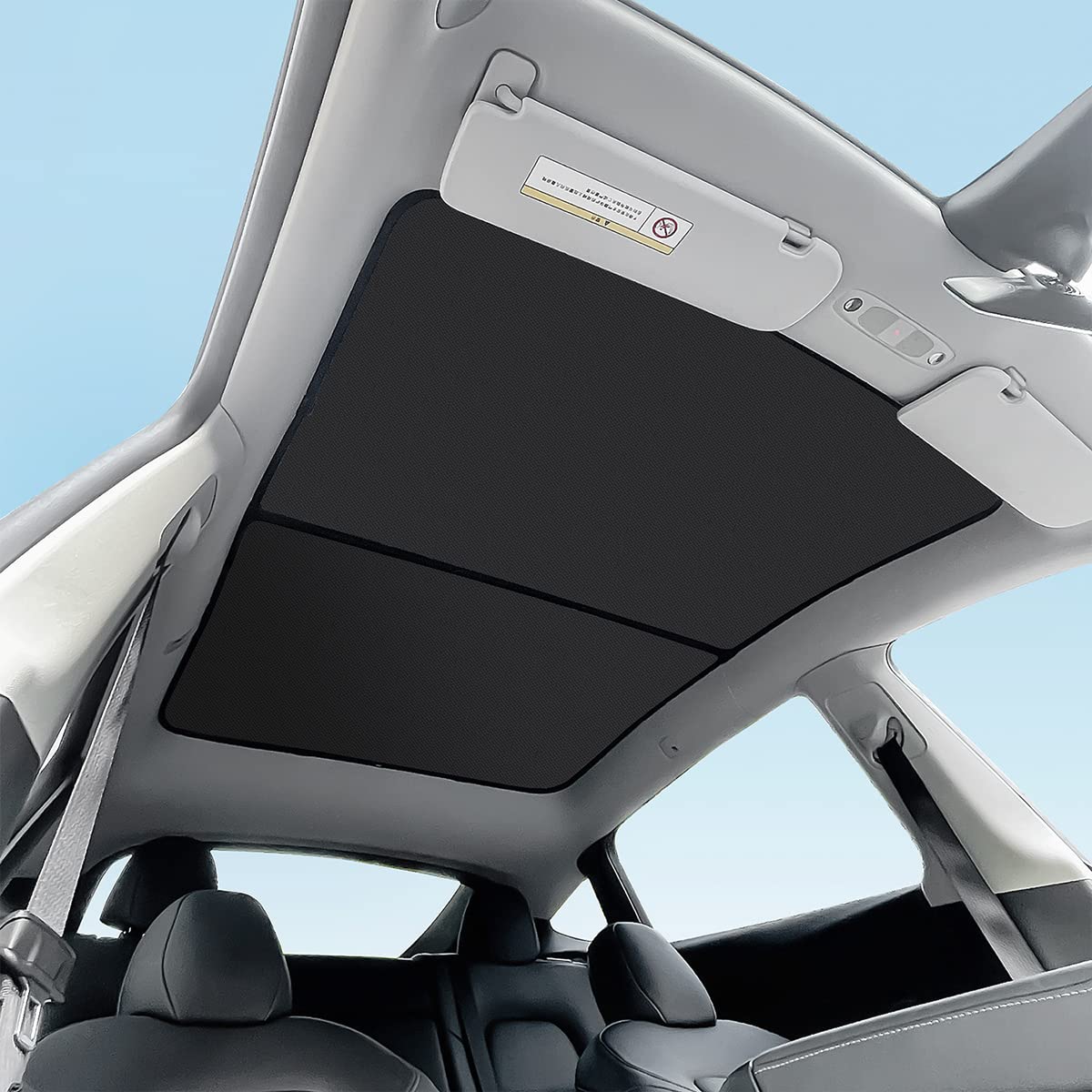 Pare-Soleil Pour Toit Ouvrant BMW Série 5 F07 GT - Référence Compatible 54107237592 - Tissu Noir - Protection Solaire Et Chaleur - 6