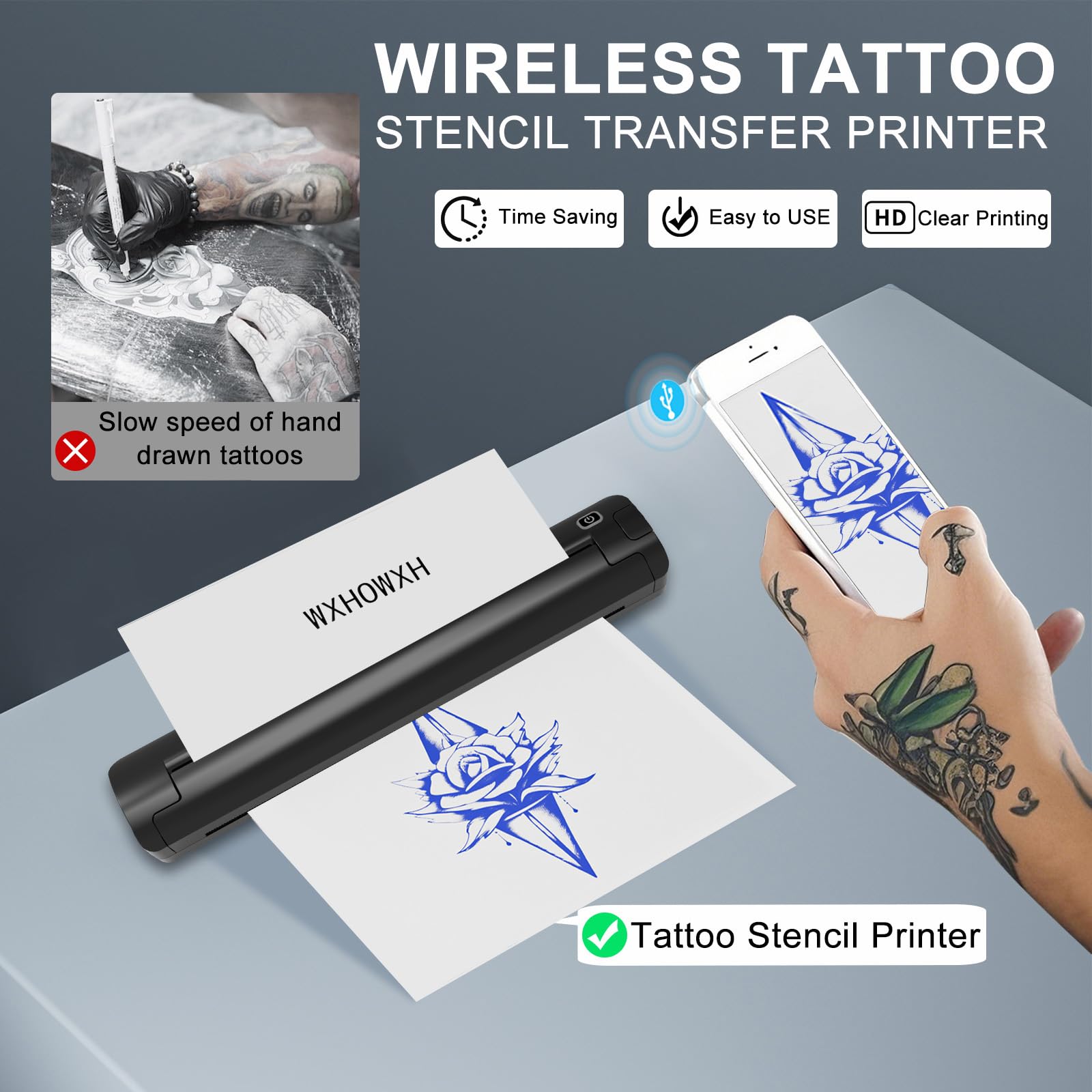 Amazon.com: WXHOWXH 2026 New Tattoo Stencil Printer for Tattoo
