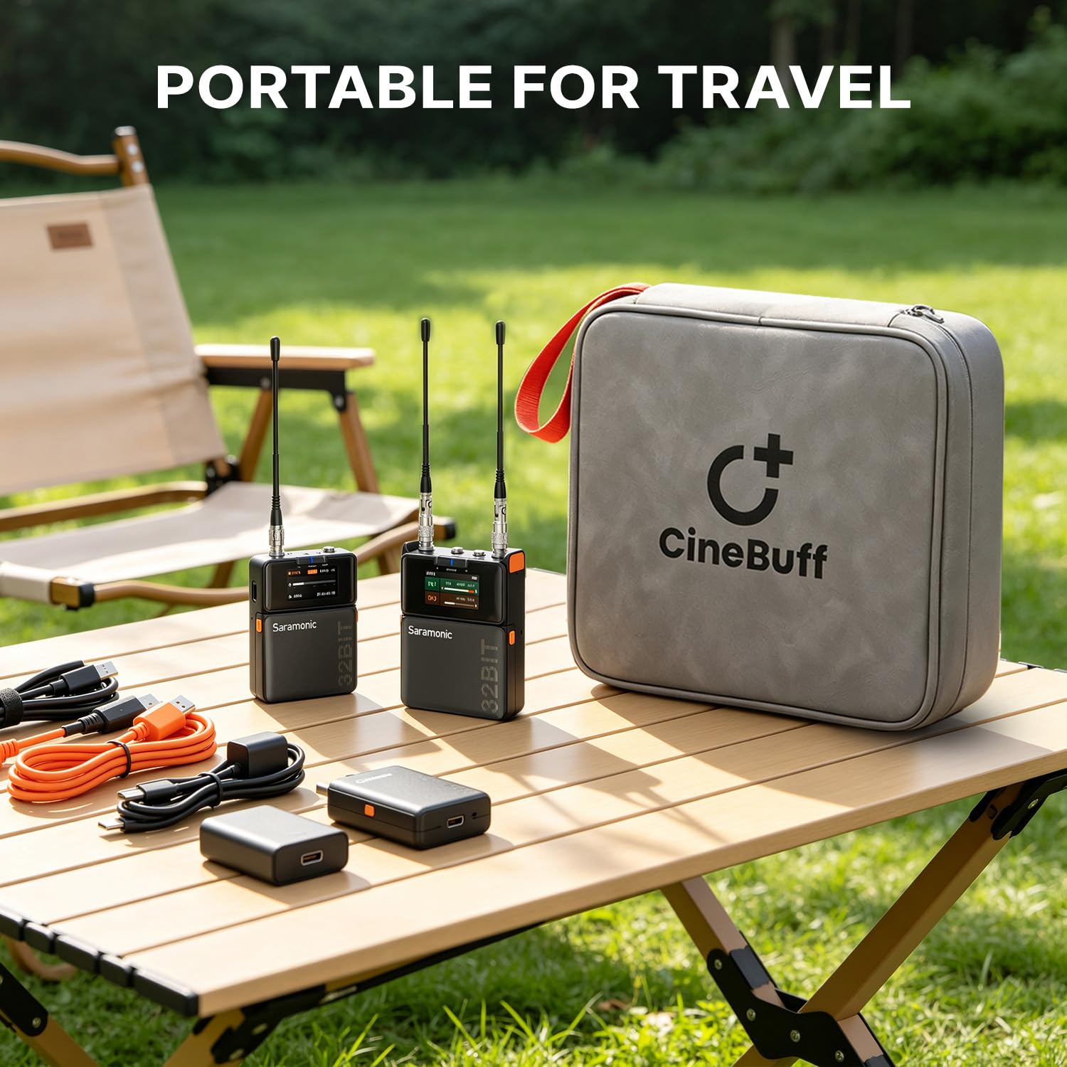 Saramonic CineBuff - Custodia per accessori e sistemi microfonici wireless