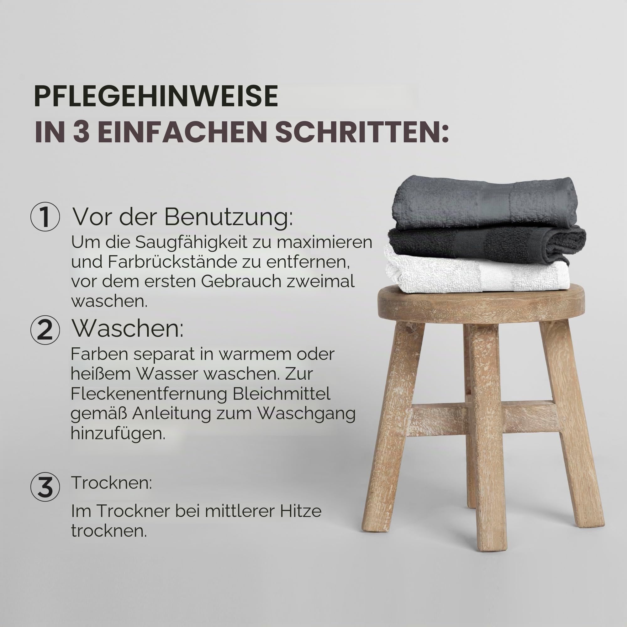 Fromm ColorSafe Haartücher für Friseure, Friseure, Spa, Fitnessstudio, 100% Baumwolle, bleichfest, 40,6 x 73,7 cm, 12 Stück, saugfähige, schmutzabweisende Handtücher zum Trocknen von lockigem, langem