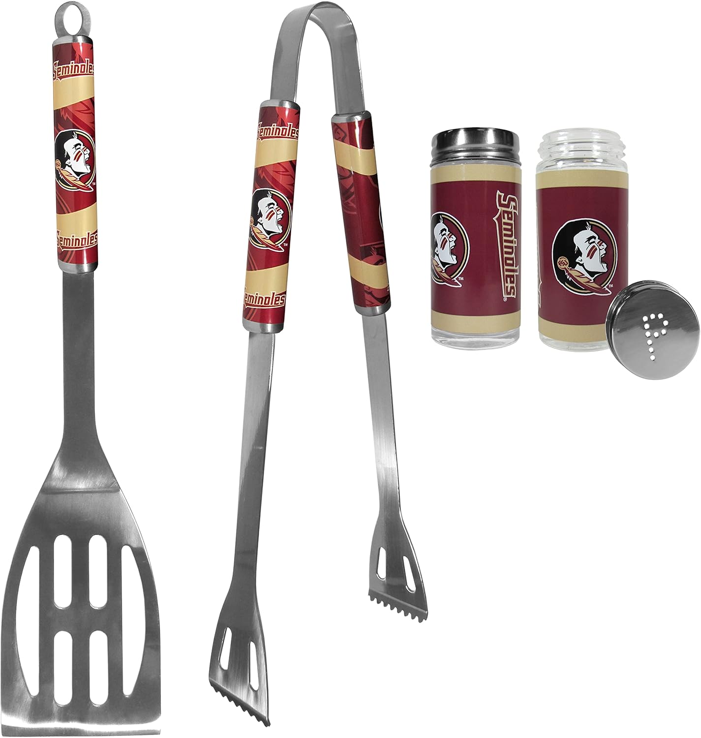 NCAA Siskiyou Sports Fan Shop Florida State Seminoles 2pc BBQ Set with Tailgate Salt & Pepper Shakers One Size Team Color