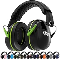 Vista 10 de Orejeras de Reducción de Ruido, Auriculares con Protección Auditiva y Cancelación de Ruido para Adultos, Sensorial para Niños con Autismo, Orejeras