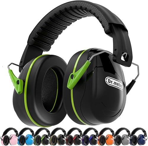 Miniatura 10 de Orejeras de Reducción de Ruido, Auriculares con Protección Auditiva y Cancelación de Ruido para Adultos, Sensorial para Niños con Autismo, Orejeras