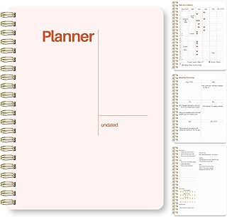 Undated Undated Weekly Planner - Dashboard Layout