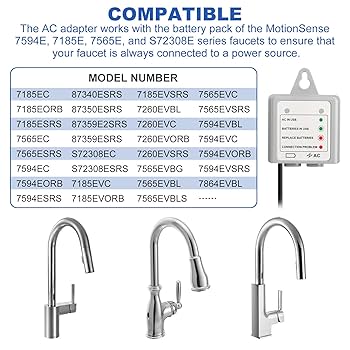 QQZ Power Splitter 169031 for Moen MotionSense Kitchen