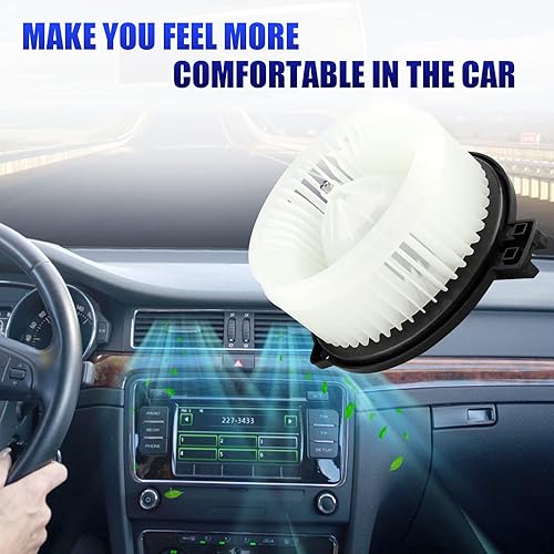 Miniatura 6 de Ventilador de motor de ventilador de calentador de CA delantero para Honda Odyssey Ridgeline Acura RL 2005 2006 2007 2008 2009 2010 Reemplazo #