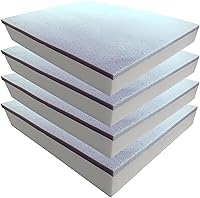 Vista 19 de Foamma Acolchado de espuma tapicera de alta densidad de 2" x 20" x 20", almohada personalizada gruesa, reemplazo de cojín para silla y sofá