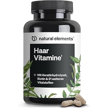 Hair Vitamins &ndash; 180 Capsules &ndash; High Dose with Keratin, Biotin, Selenium, Zinc, Millet Extract, B Vitamins and More &ndash; for Hair