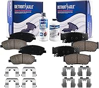 Vista 36 de Detroit Axle - Kit de freno delantero para Nissan Altima Sentra 07-10, repuesto de pastillas de freno de cerámica de freno de disco 2007 2008 2009