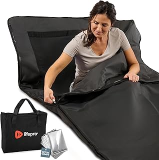 Lifepro RejuvaWrap Infrared Sauna Blanket – Heated Wrap with 9 Heat Levels