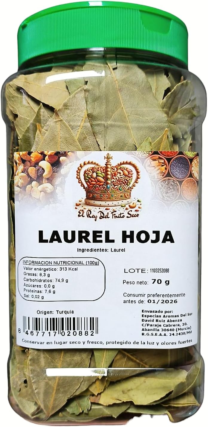 Hojas de Laurel Enteras (70g) - El Triunfo de la Voluntad y la Manifestación