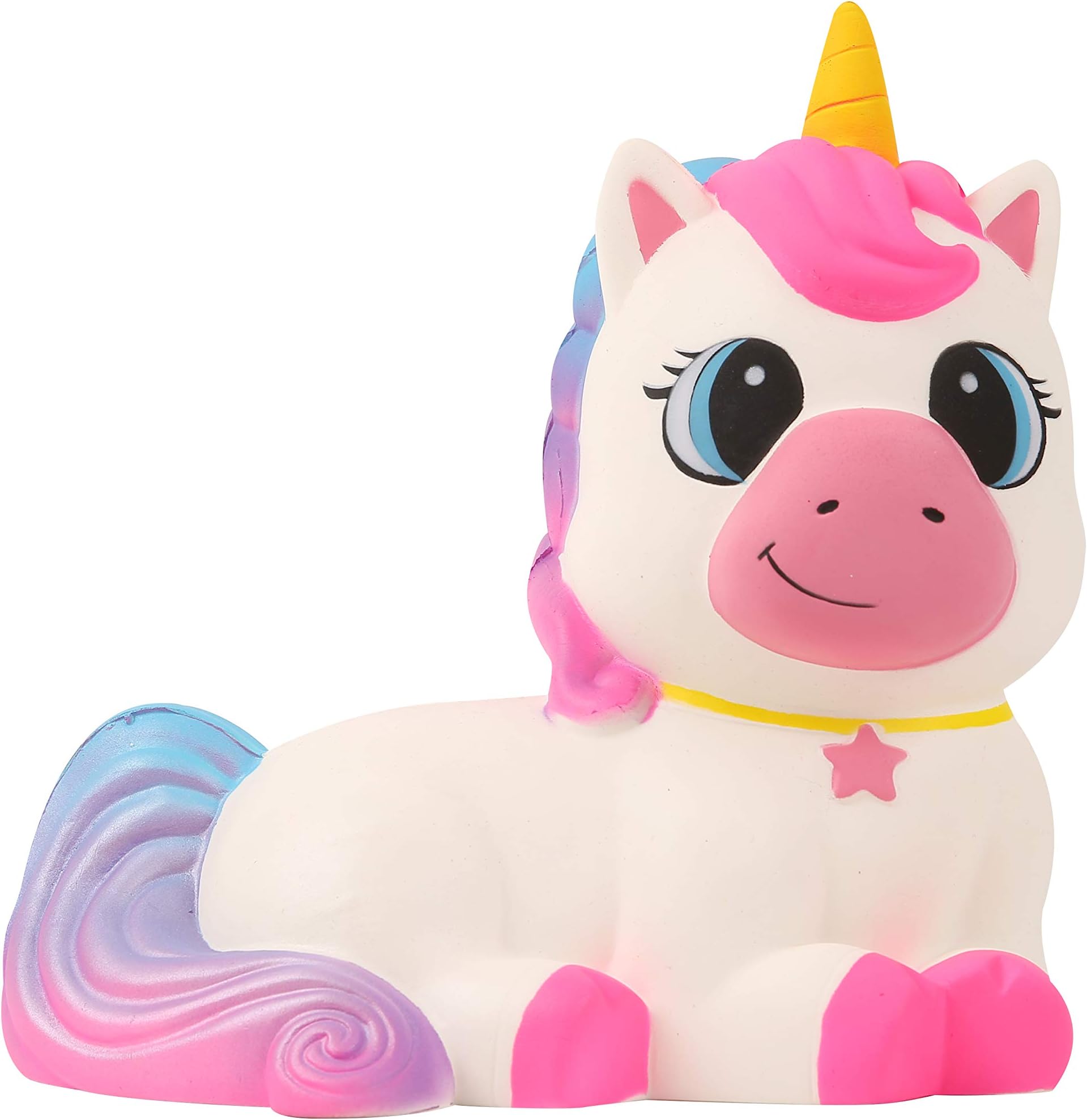 Anboor 9.1 Inches Squishies Giant Unicorn Horse Jumbo Kawaii Soft Slow Rising Scented Animal Squishies Stress Relief Kid Toys Decorative Props